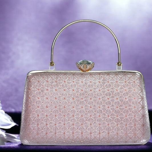 pink designer clutch bags